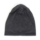 Riolio Solid Beanie Polyester Men/Women Unisex Beanies Caps Casual Beanie Hats For Women Skullies Beanies Thin Cap