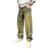 streetwear men outfits 2024 New Loose Casual Pants Men's Korean-Style Fashionable All-Matching Pants Summer Thin Drop-down Wide-Leg Mop Pants