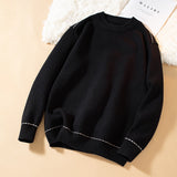 men fall outfits casual Export Autumn and Winter New Men's Simple Casual Pullover Sweater Sweater Top