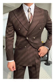 men’s fashion Spring Double-Breasted Lapel Suit Suit Business Wedding Banquet Solid Color Suit Naples High Sense Men