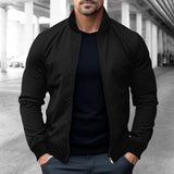 Spring and Autumn Men's Pilot Zipper Jacket Casual Simple Men's Outdoor Sports Jacket