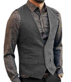 fall outfits men 2024 plus Size V-neck Original Multi-Pocket Casual Vest a Lot of Fashion