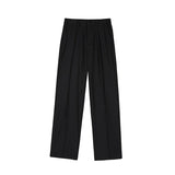 men’s outfits Draping Suit Pants Men's Summer Korean Style Trendy Casual Pants Straight Loose Suit Long Pants