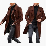 mens clothing styles casual Woolen Men's Coat Autumn and Winter New Warm Thickened Coat