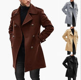 mens clothing styles casual Woolen Men's Coat Autumn and Winter New Warm Thickened Coat