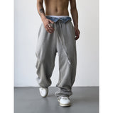 Riolio - TWO PIECE JEAN LOUNGE PANTS - chill guy 90s fashion mens fashion