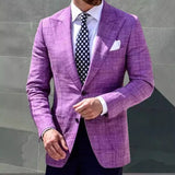 Riolio semi formal men outfit Hot-Selling Style New Digital Printing Plaid Men's Casual Suit Men's Jacket