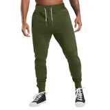 Men's Drawstring Casual Sports Trousers Breathable Men
