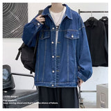 Denim Jacket Men's and Women's Korean-Style Trendy Coat Fashionable Denim Coat