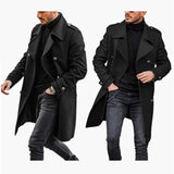 mens clothing styles casual Woolen Men's Coat Autumn and Winter New Warm Thickened Coat