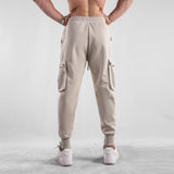 Sports Trousers Men's Running Loose Autumn and Winter Close-up Ankle-Tied American Fitness Pants Three-Dimensional Book Bag Casual Sweatpants