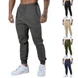 Men's Drawstring Casual Sports Trousers Breathable Men
