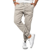 Spring and Autumn Men's Casual Pants Loose Ankle-Tied Trousers Leisure Sports Outdoor Overalls