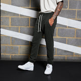 Riolio outfits for men New Men's Sports Solid Color Casual Trousers Outdoor Fashion Loose plus Size Ankle-Tied Sweatpants