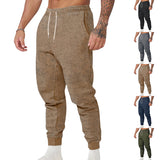 Spring and Autumn Pants Men's Casual Sports Wide Ankle-Tied Pants Stretch Slim Pants Men's Trousers