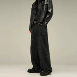 Riolio - BLACK RODEO DENIM JEANS - chill guy 90s fashion mens fashion