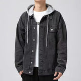 Riolio Denim Jacket Men's and Women's Korean-Style Trendy Coat Fashionable Denim Coat