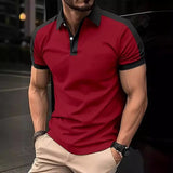 Casual Men's Polo Shirt 3D Printing Breathable Fashion Polo Shirt Top