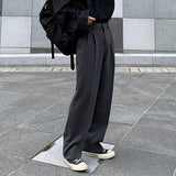 Riolio - WIDE STRAIGHT LOOSE PANTS - chill guy 90s fashion mens fashion