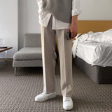 Riolio - DRAPE STRAIGHT WIDE PANTS - chill guy 90s fashion mens fashion