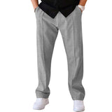 Young Men's Spring and Autumn Loose Straight Sports Casual Trousers American Oversize Long Pants