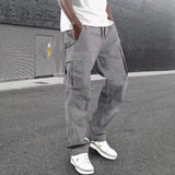 Spring Japanese Style Workwear Thin Men's Casual Pants Fashionable Urban Multi-Pocket Casual Sports Pants