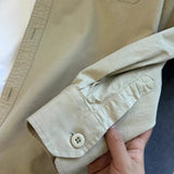 outfits for men Khaki Workwear Shirt Men's 2024 New Summer Trendy Retro Japanese Wear Casual Long-Sleeved Shirt Jacket