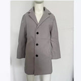 fall mens outfits European Size Men's Woolen Coat Men's Woolen Mid-Length Trench Coat Multi-Color Multi-Size