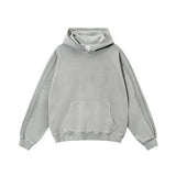 mens hoodies High Street Tide Heavy Industry Washed Striped Loose Knitted Sports Hoodie Oversize Hoodies