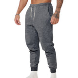 Spring and Autumn Pants Men's Casual Sports Wide Ankle-Tied Pants Stretch Slim Pants Men's Trousers