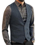 fall outfits men 2024 plus Size V-neck Original Multi-Pocket Casual Vest a Lot of Fashion