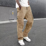 Spring Japanese Style Workwear Thin Men's Casual Pants Fashionable Urban Multi-Pocket Casual Sports Pants