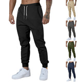 Sports Trousers Men's Drawstring Zipper Pocket Leisure Outdoor Sports Pants Men