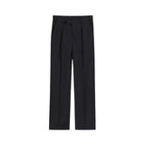 Riolio - DRAPE STRAIGHT WIDE PANTS - chill guy 90s fashion mens fashion