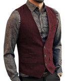 fall outfits men 2024 plus Size V-neck Original Multi-Pocket Casual Vest a Lot of Fashion