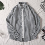 men fall outfits casual Colorful Plaid Couple Plaid Shirt Coat Long-Sleeved Shirt Youth Korean Casual Student Handsome Men's Shirt