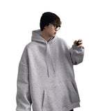 guys clothing styles Niche Design Sense American Thin Hooded Sweater Men's Clothing 2024 New Loose White Couple Coat Fashionable Top