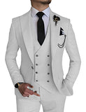 semi formal men outfit African Business Casual Men's Three-Piece Suit for Bridegroom Men