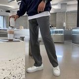 Riolio - DRAPE STRAIGHT WIDE PANTS - chill guy 90s fashion mens fashion