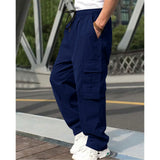 guy outfits New Summer Youth Casual Pants Men's Loose Straight Casual Trousers Men