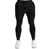 Spring and Autumn Men's Outdoor Fitness Sports Pants Solid Color Fashion Casual Ankle-Tied Pants