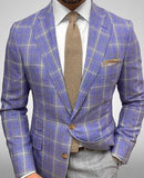 semi formal men outfit Custom Spring New Striped Suit Jacket Men's Casual Slim Fit Suit Jacket Men