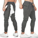 Sports Trousers Men's Drawstring Zipper Pocket Leisure Outdoor Sports Pants Men