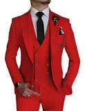 semi formal men outfit New Men's Suit Three-Piece Business Casual Suit Host Dress