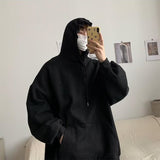 guys clothing styles Niche Design Sense American Thin Hooded Sweater Men's Clothing 2024 New Loose White Couple Coat Fashionable Top