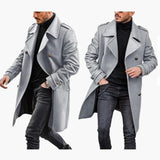 mens clothing styles casual Woolen Men's Coat Autumn and Winter New Warm Thickened Coat