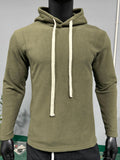 Polar Fleece Hooded Sweater plus Size Men's Autumn and Winter Fleece-lined Warm Sports Pullover Hoodie