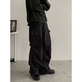 skater boy outfits American Retro Loose Overalls Men's Spring and Autumn 2024 New Japanese Casual Vibe Style Straight Long Pants