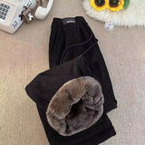 Riolio  American autumn and winter men and women trendy personalized straight leg casual pants for couples loose fitting Harajuku pants