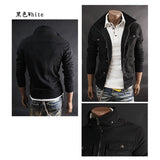 Riolio Hoodie Fleece Cardigan Hooded Coat Men's Hoodies Sweatshirts Pullover For Male Hoody Sweatshirt
